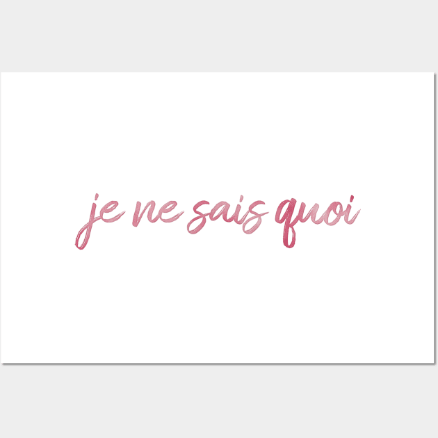 je ne sais quoi Wall Art by zoddie